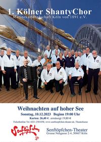 Plakat: Weihnachten auf Hoher See, Konzert 2023